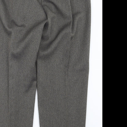 Womens UK Size 30 in Preworn Regular Fit  Brown Trousers