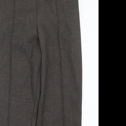 Womens UK Size 12 Marks and Spencer Regular Fit  Brown Trousers