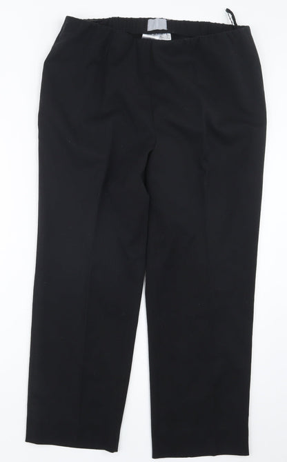 Fair Lady Womens Black   Trousers  Size 16 L24 in