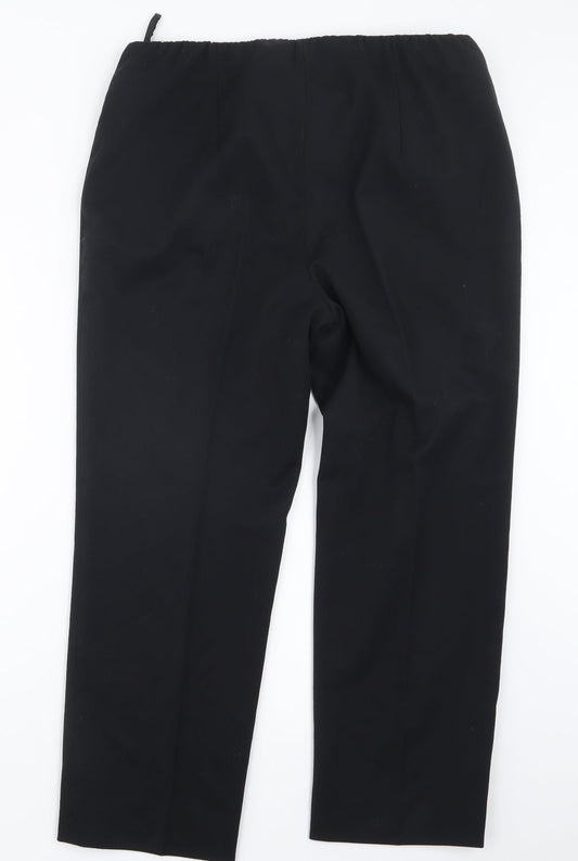 Fair Lady Womens Black   Trousers  Size 16 L24 in