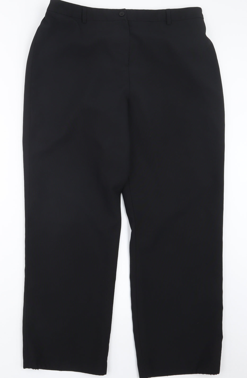 Womens UK Size 16 Special Collection Regular Fit  Black Trousers