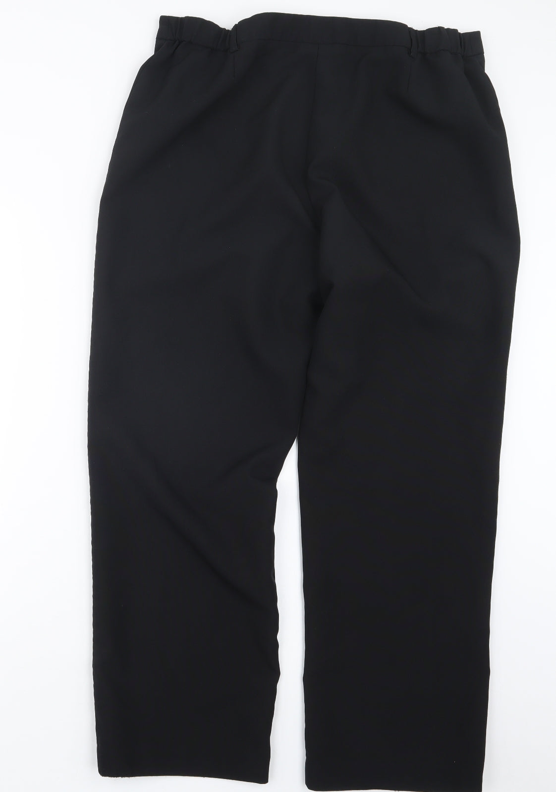 Womens UK Size 16 Special Collection Regular Fit  Black Trousers