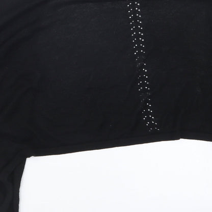 Primark Womens Black   Cardigan Jumper Size 14