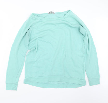 Rubbish Womens Green   Pullover Jumper Size M