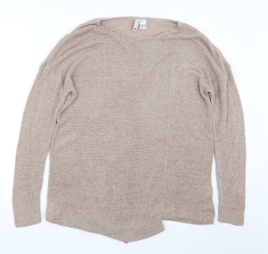 Divided by H&M Womens Beige  Knit Pullover Jumper Size M