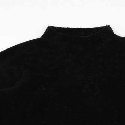 Womens UK Size S Nutshell Black Pullover Jumper