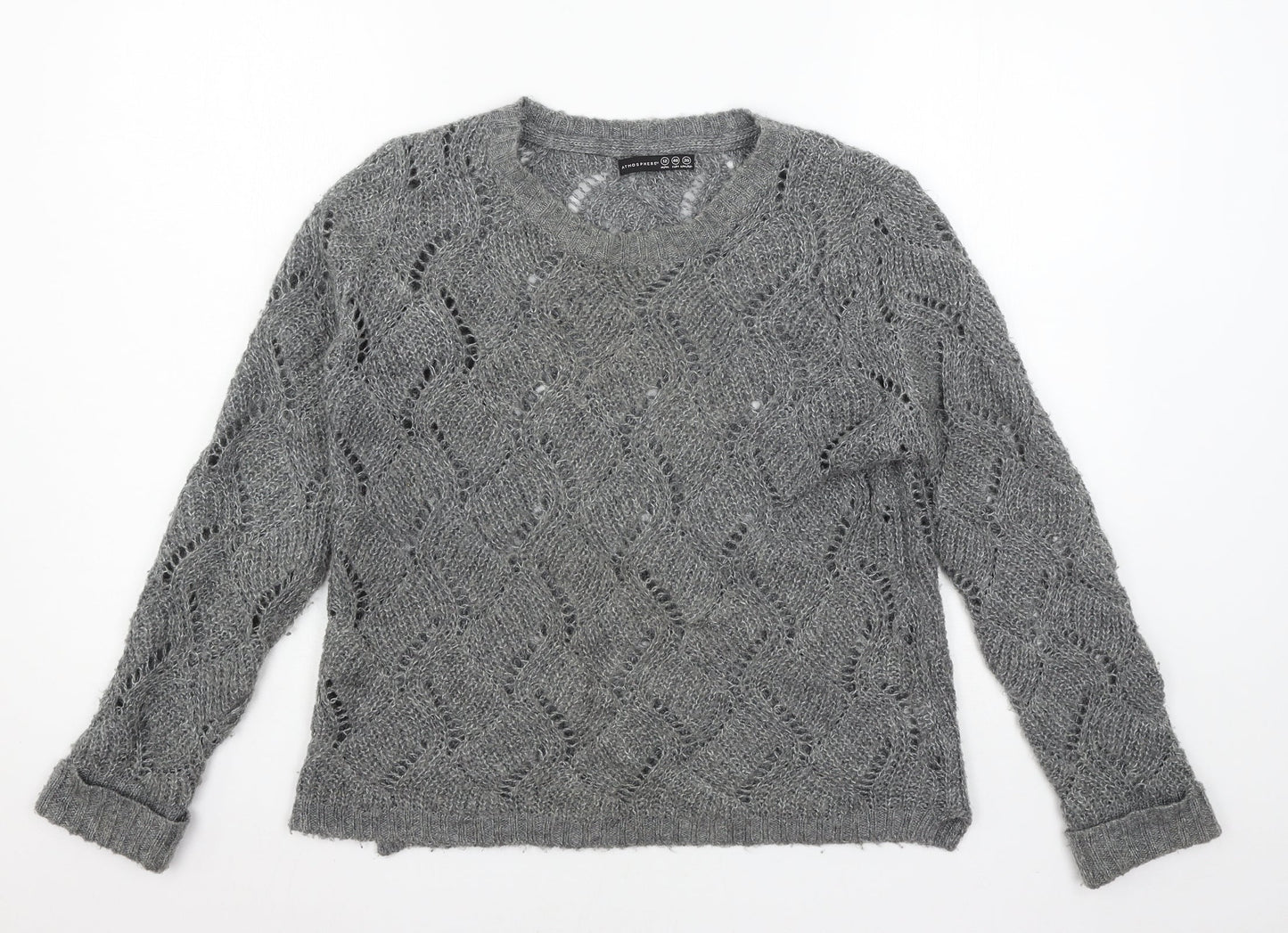 Womens UK Size 12 Atmosphere Green Pullover Jumper