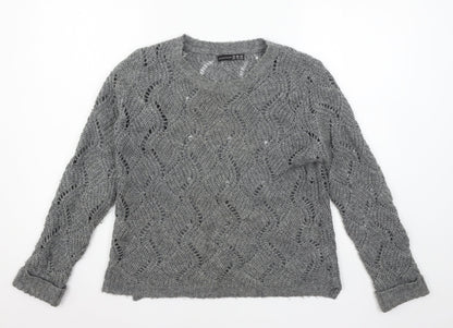 Womens UK Size 12 Atmosphere Green Pullover Jumper
