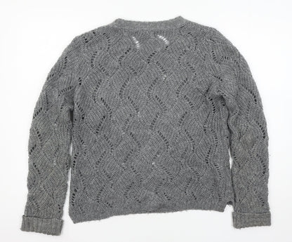 Womens UK Size 12 Atmosphere Green Pullover Jumper