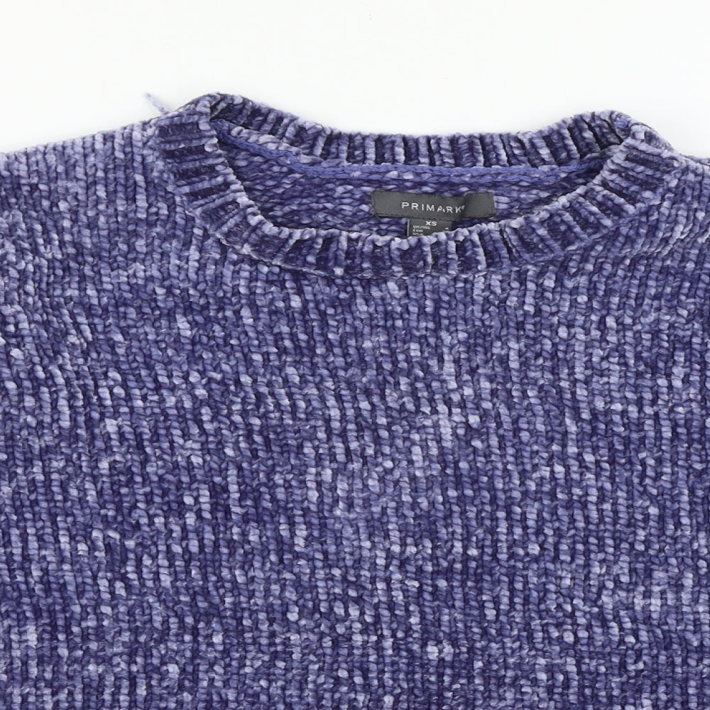 Primark Womens Blue  Knit Pullover Jumper Size 4