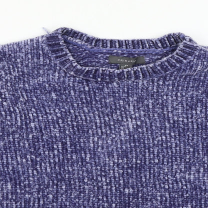 Primark Womens Blue  Knit Pullover Jumper Size 4