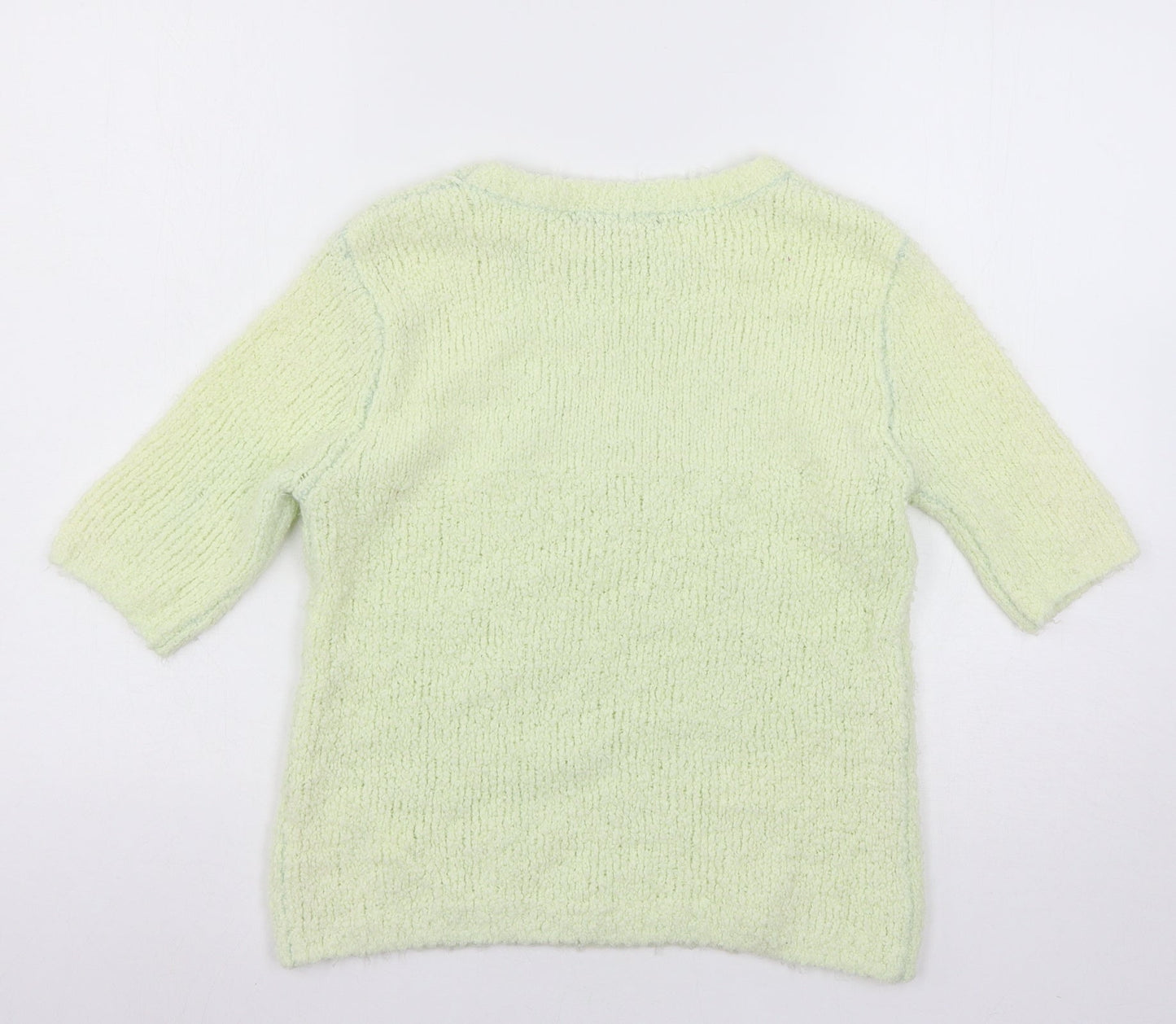 Atmosphere Womens Yellow  Knit Pullover Jumper Size 10