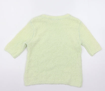 Atmosphere Womens Yellow  Knit Pullover Jumper Size 10
