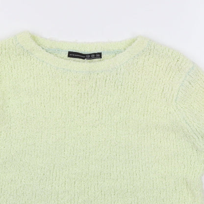 Atmosphere Womens Yellow  Knit Pullover Jumper Size 10
