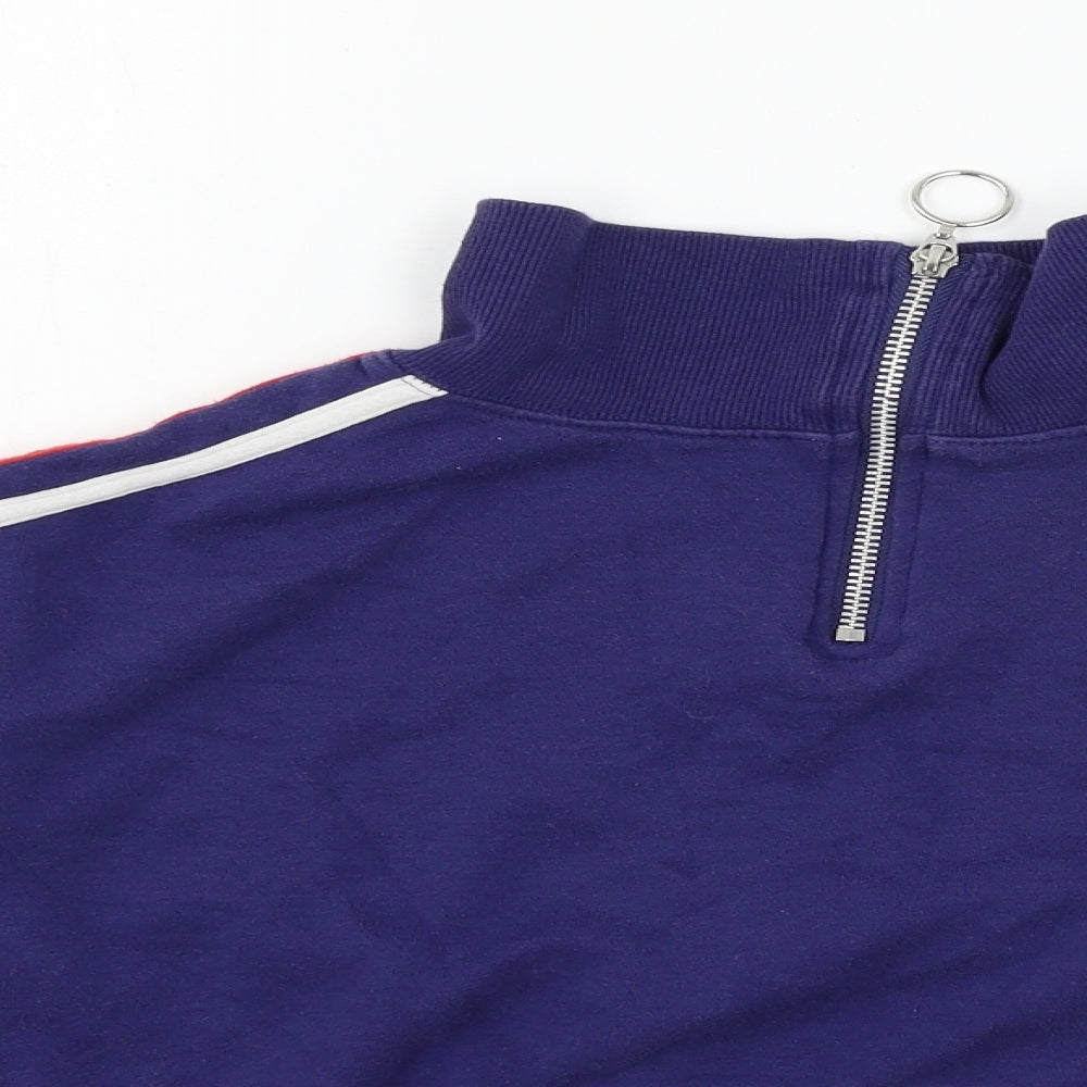 Womens UK Size XS Divided by H&M Blue Pullover Sweatshirt