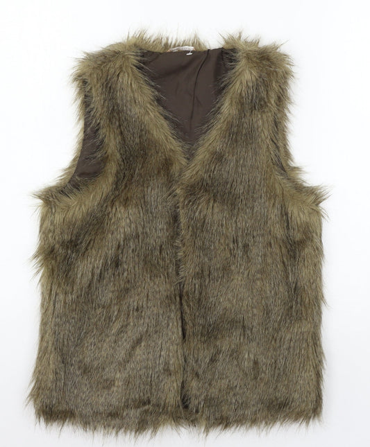 Avenue Womens Brown   Jacket Coat Size 8