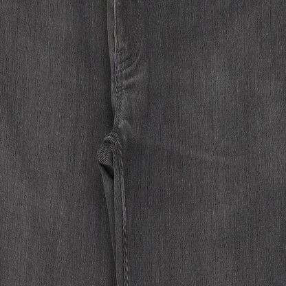 NEXT Womens Blue Striped Denim Straight Jeans Size 34 in L28 in