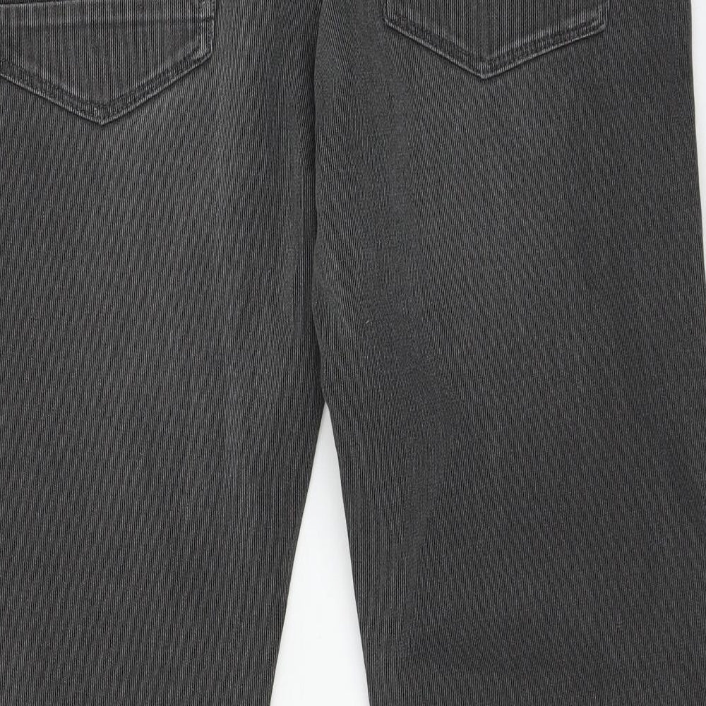 NEXT Womens Blue Striped Denim Straight Jeans Size 34 in L28 in