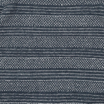 TRU Collection Womens Blue Striped Knit Pullover Jumper Size S
