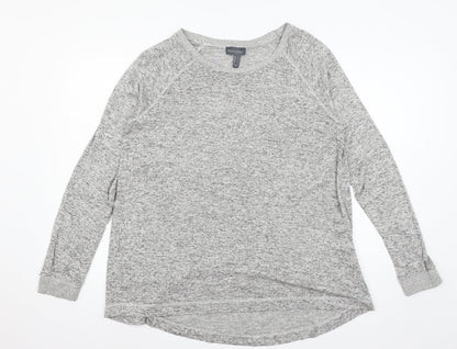 Modern Soul Womens Grey  Knit Pullover Jumper Size M