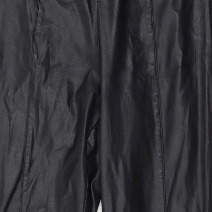 NEXT Womens Black   Trousers  Size 8 L27 in