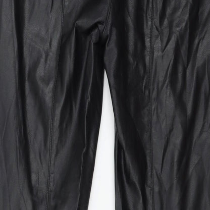 NEXT Womens Black   Trousers  Size 8 L27 in