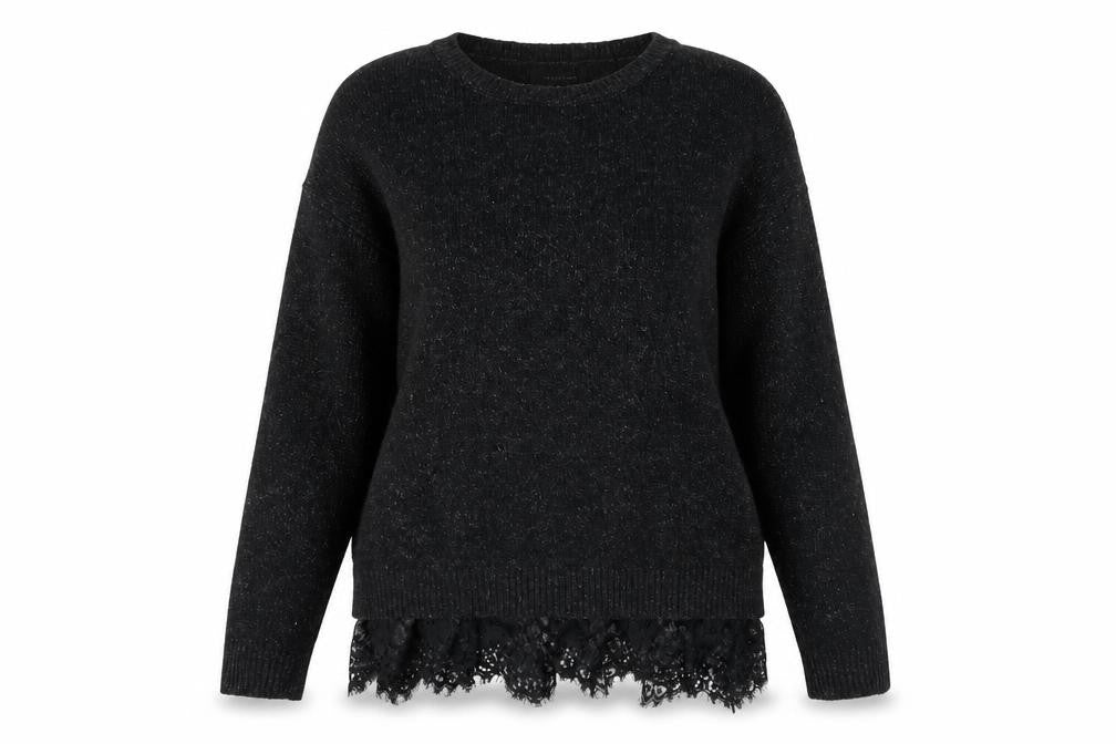 Womens UK Size 10 Atmosphere Black Pullover Jumper
