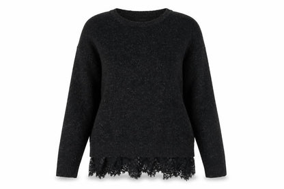 Womens UK Size 10 Atmosphere Black Pullover Jumper