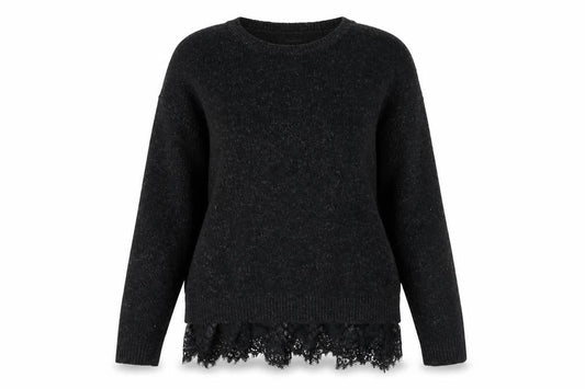 Womens UK Size 10 Atmosphere Black Pullover Jumper