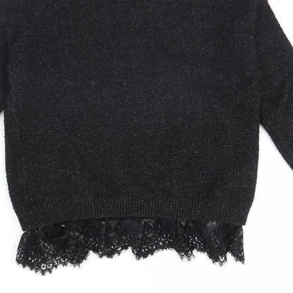 Womens UK Size 10 Atmosphere Black Pullover Jumper