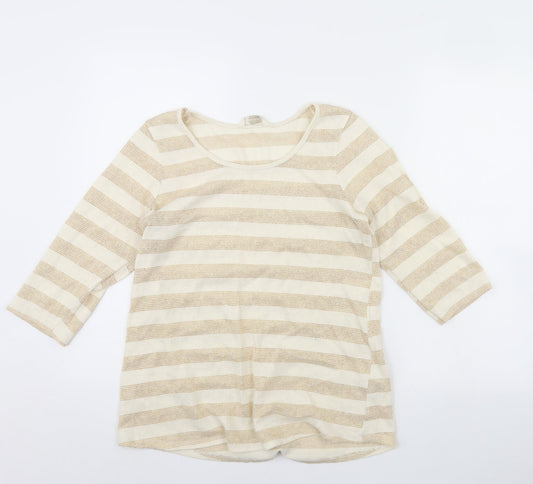 Womens UK Size 14 BHS Beige Pullover Jumper