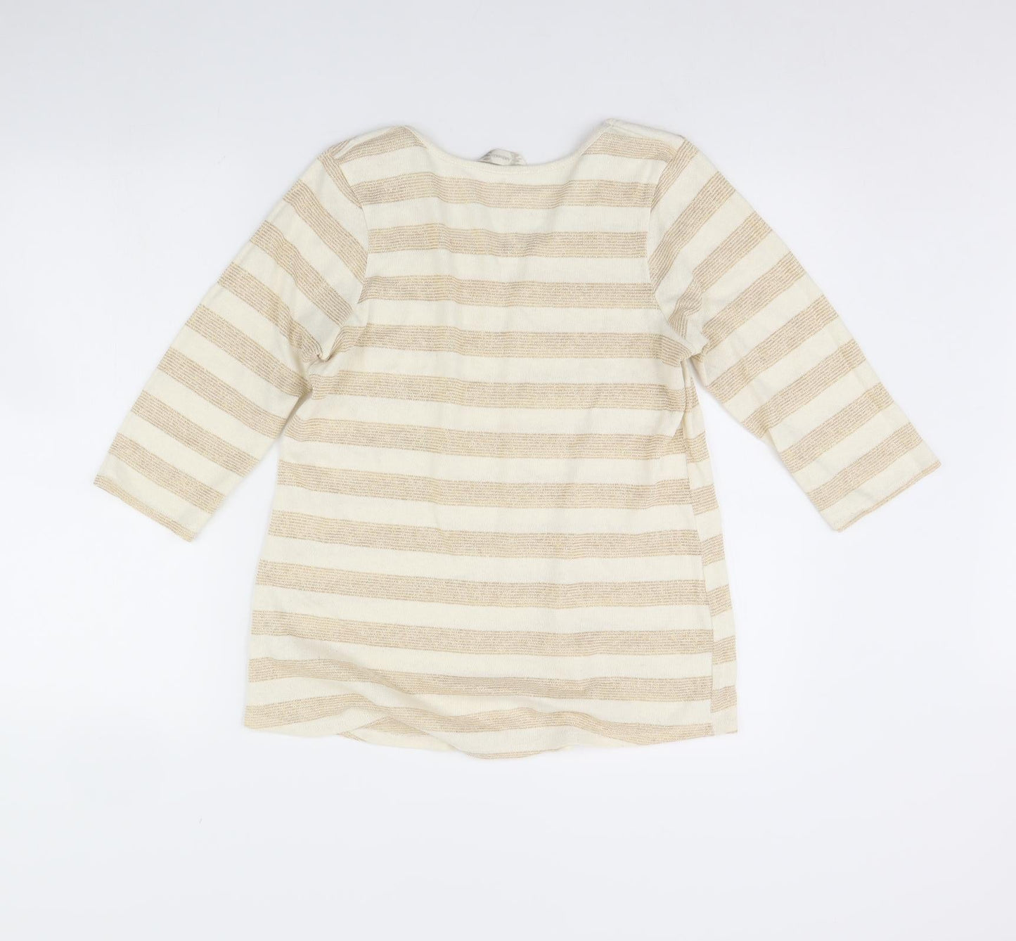 Womens UK Size 14 BHS Beige Pullover Jumper
