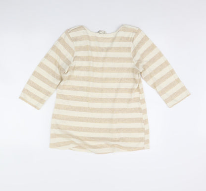 Womens UK Size 14 BHS Beige Pullover Jumper