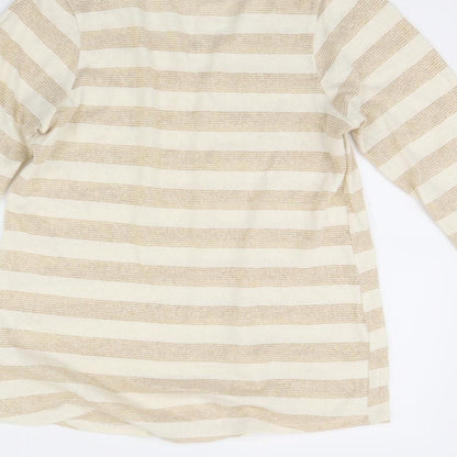 Womens UK Size 14 BHS Beige Pullover Jumper