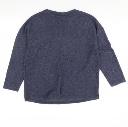 Nutmeg Womens Blue   Pullover Jumper Size 14