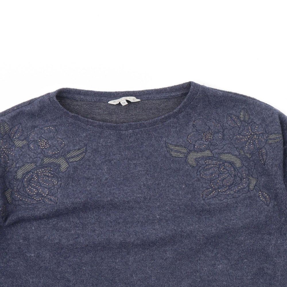 Nutmeg Womens Blue   Pullover Jumper Size 14