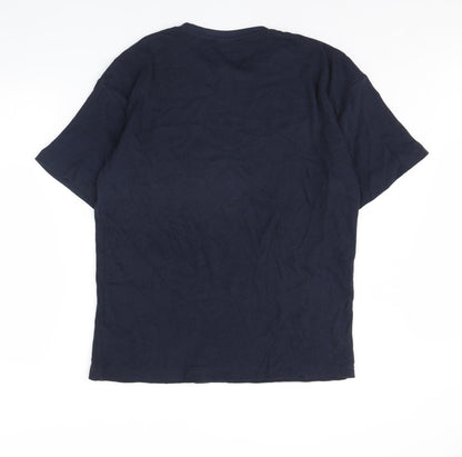 TU Mens Blue    T-Shirt Size M