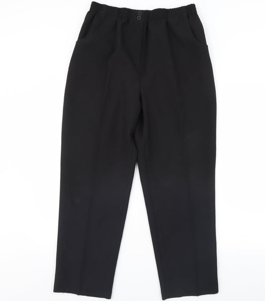 Classic Womens Black   Trousers  Size 16 L30 in