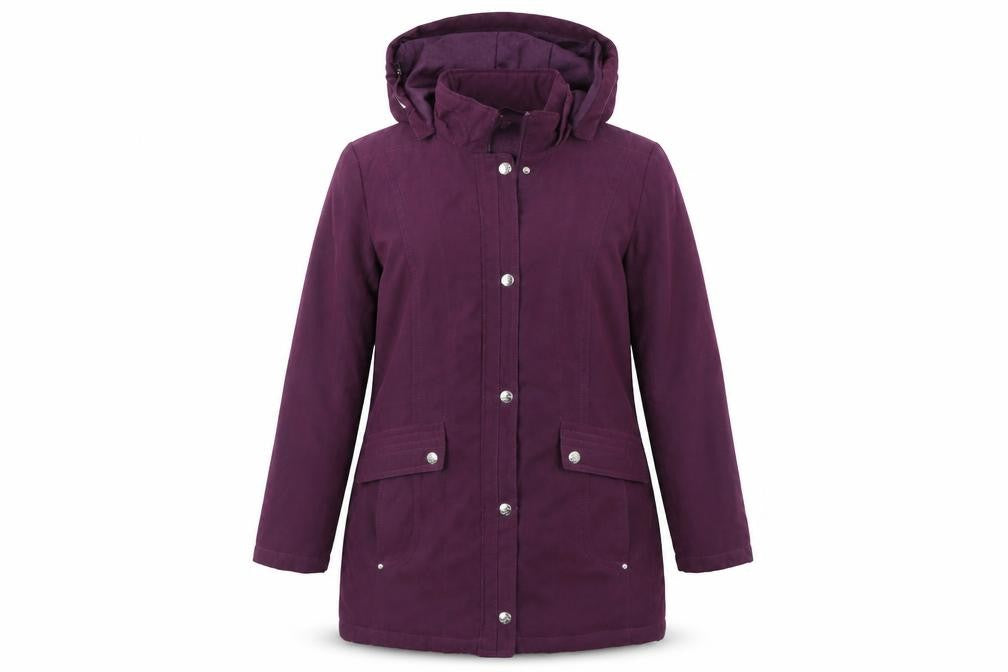 Womens UK Size XS BM Purple Rain Coat