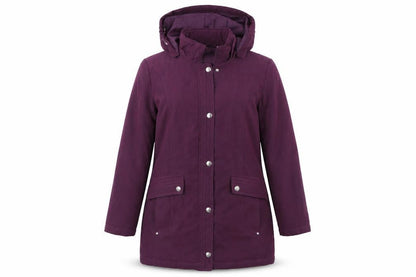 Womens UK Size XS BM Purple Rain Coat