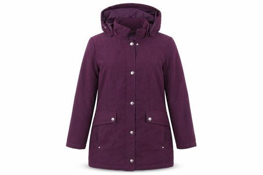 Womens UK Size XS BM Purple Rain Coat