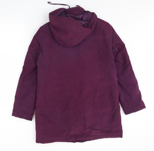 BM Womens Purple   Rain Coat Coat Size XS