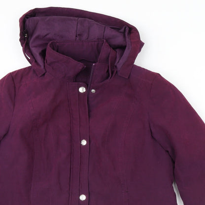 BM Womens Purple   Rain Coat Coat Size XS