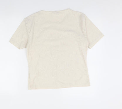 Womens UK Size M Klass Beige Basic Blouse