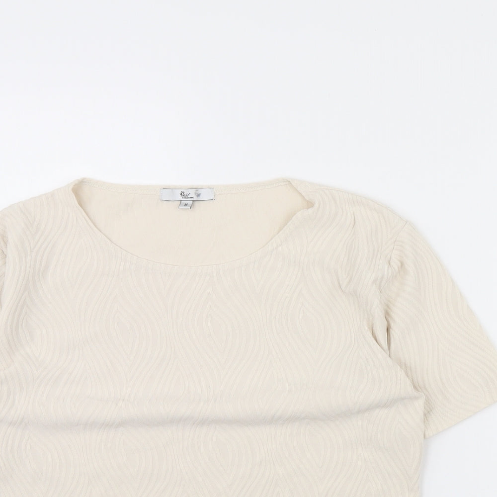 Womens UK Size M Klass Beige Basic Blouse