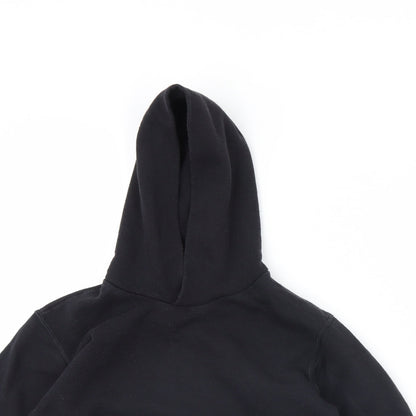 Fruit of the Loom Boys Black   Pullover Hoodie Size 9 Years