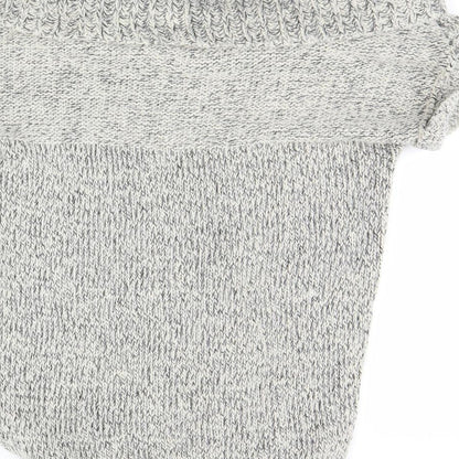Womens UK Size S New Look Grey Pullover Jumper