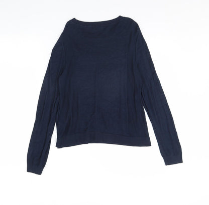 Womens UK Size 12 ASOS Blue Pullover Jumper