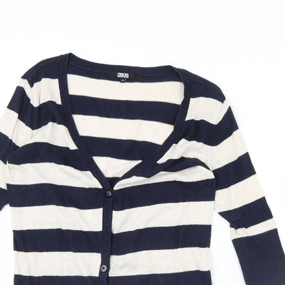 Womens UK Size 12 ASOS Blue Cardigan Jumper