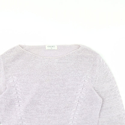Kaliko Womens Pink   Pullover Jumper Size 14